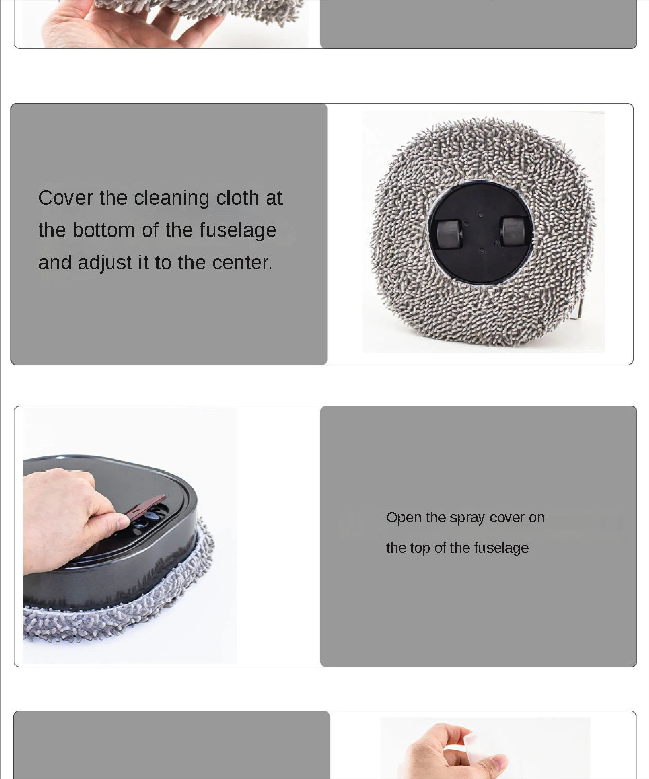 2024 New Rechargeable Smart Mopping Robot Spray Cleaner Dry and Wet 3 in 1 Sweep and Mop Robot Vacuum Cleaner Home Mopping Robot