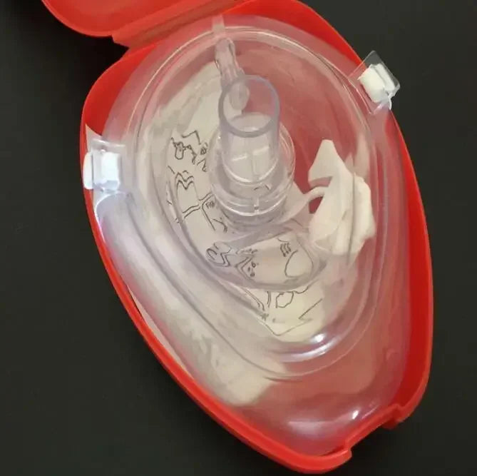 1Set Car Rescue CPR Mask Emergency First Aid Masks Resuscitator One-Way Valve CPR Face Sheild Survival Mask Outdoor Survival Kit