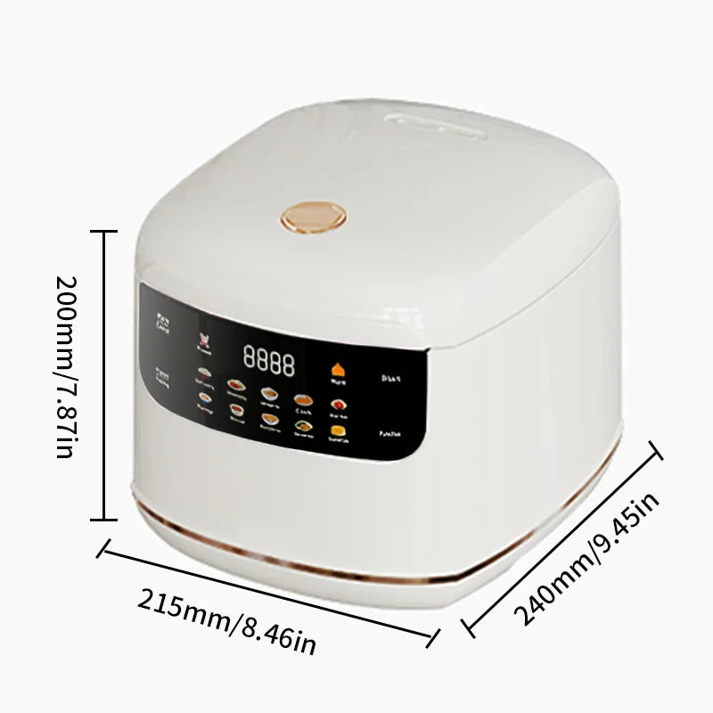 Electric Rice Cooker Smart Multifunction Rice Cooking Machine Non-stick Liner For Food Warmer 2L Automatic Household Rice Cooke