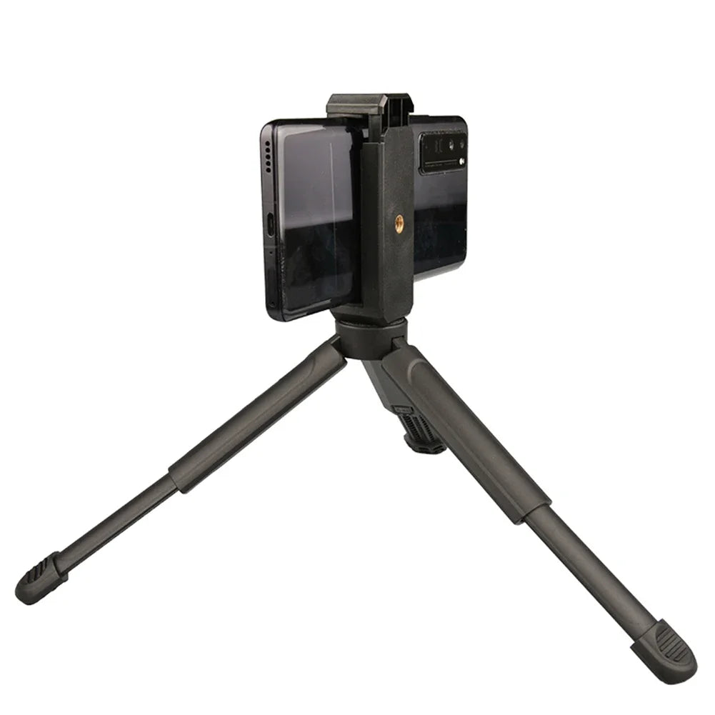 Mini Tripod with 1/4 Screw Mount Tabletop Small Tripod for Smartphone Camera for Video Recording/Selfies/Live Stream/Vlogging