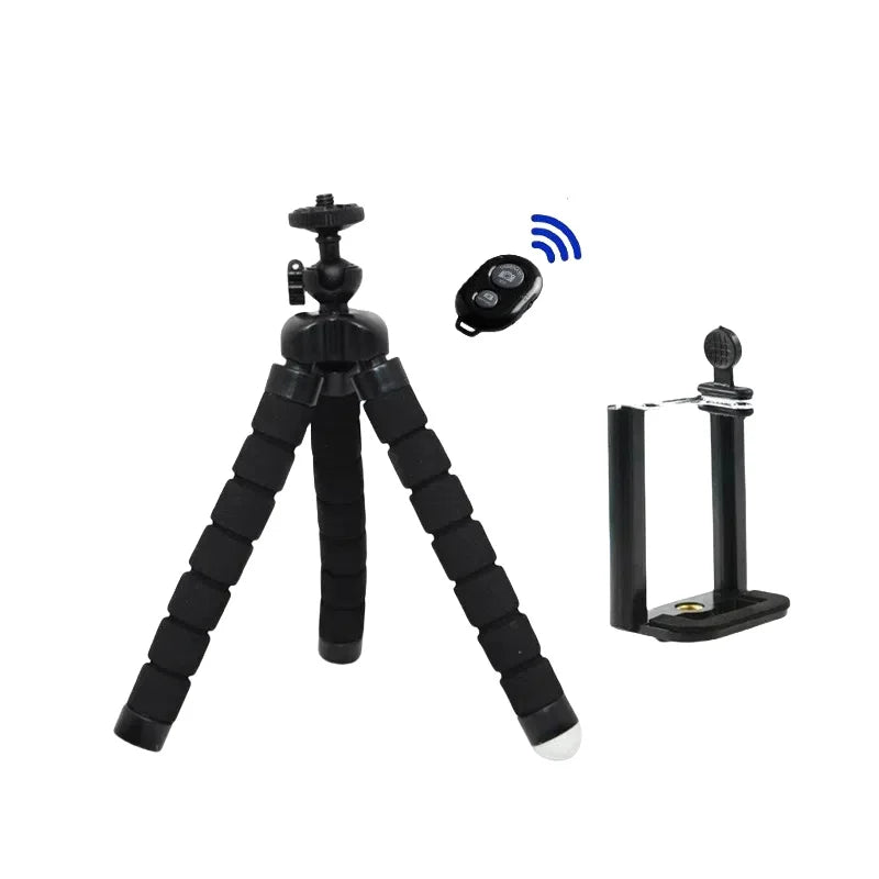 Tripods Tripod For Phone Mobile Camera Holder Clip Smartphone Monopod Tripe Stand Octopus Mini Tripod Stativ For Phone Camera