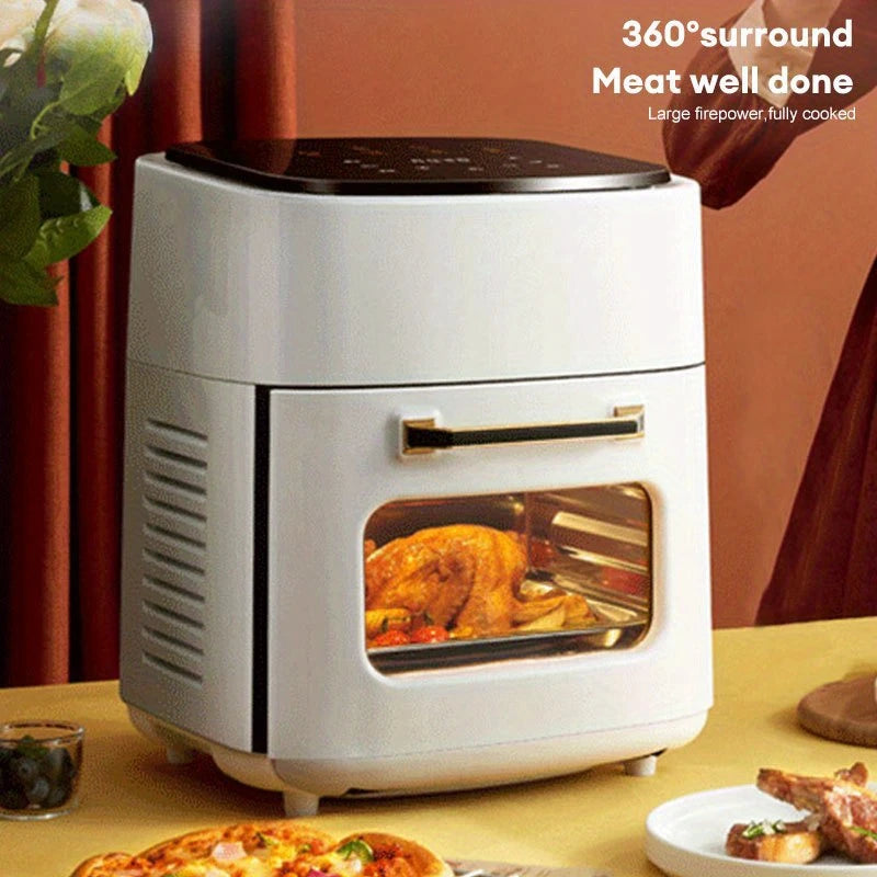 15L Large Electric Air Fryer, Smart Household Oven,Multi-function Convection Oven Deep Fryer Without Oil, 6 Cooking Modes