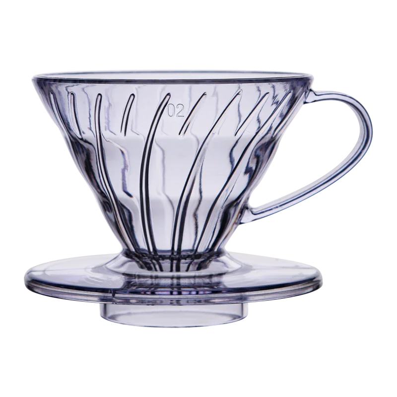Hot Selling V shaped 60 Degrees Coffee Maker Set Pour-over Coffee Filter Cup Spiral Hand Filter Cup