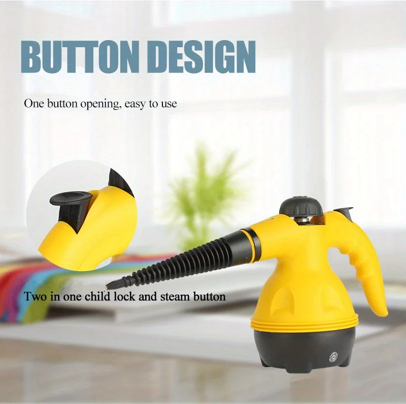 1000W High Temperature Steamer Steam Cleaner Hand-held Steam Cleaner,Suitable for Home, Kitchen, Bathroom, Car Cleaning Tools