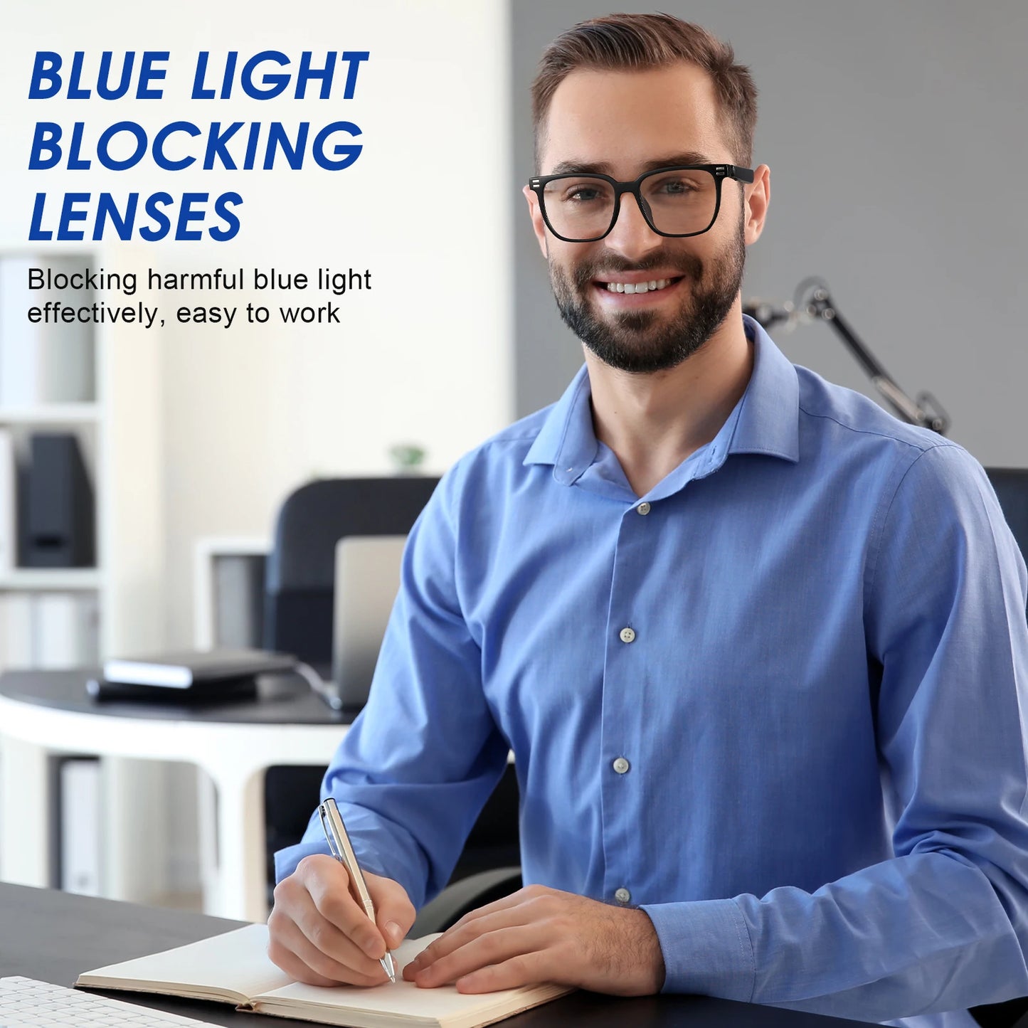 XIAOMI Anti Blue Light Smart Glasses UV Protection Photochromic Sunglasses Hands-Free Calls Audio Voice Assistant for Men Women