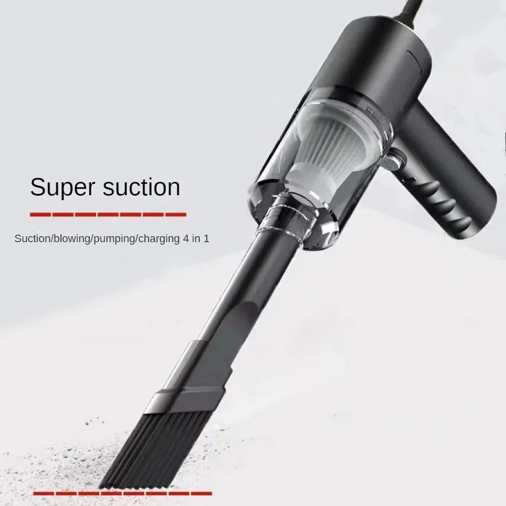 New 12000pa Portable Small Multipurpose Vehicle Vacuum Cleaner Small Household Pump Handheld Car Mounted Vacuum Cleaner