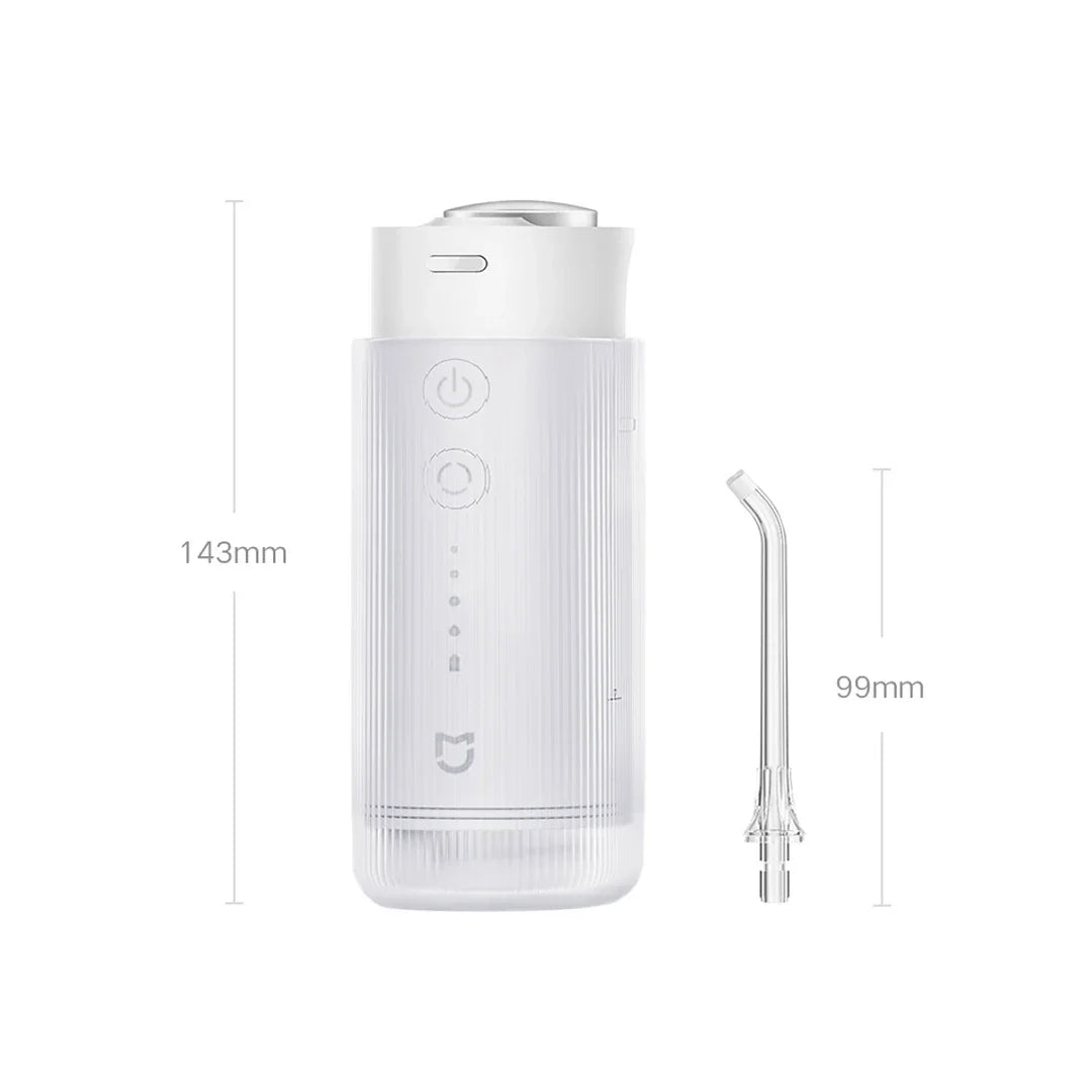 MIJIA Electric Oral Irrigator F400 Portable Water Pick Flosser Teeth Whitening Remove Dental Plaque 200ML pull-out Water Tank