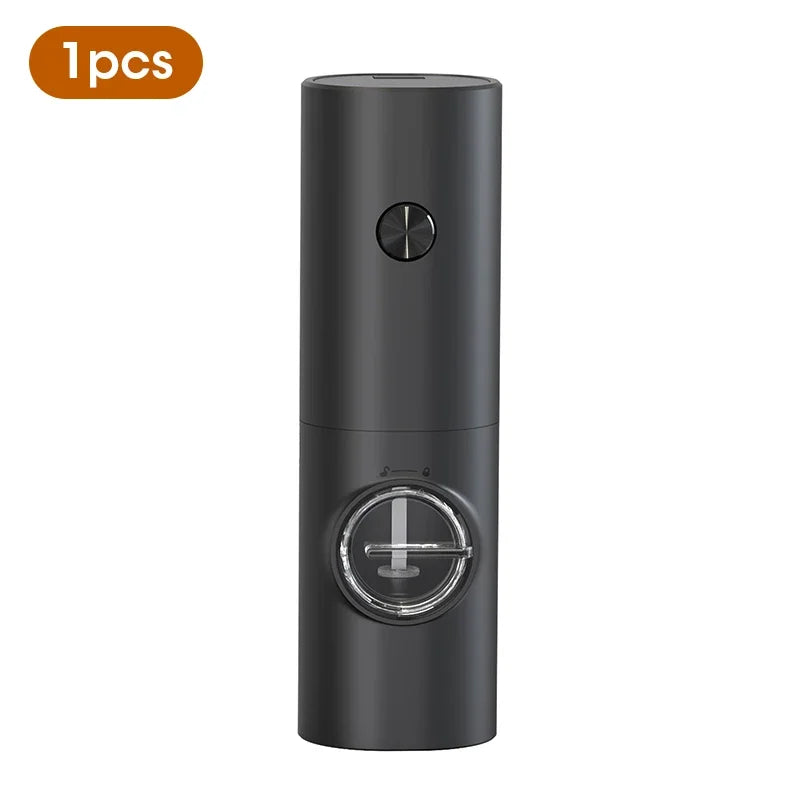 Mini Intelligent Automatic Electric Grinder Portable Multi-Functional Kitchen Seasoning Herb Pepper Grinder for Spices and More