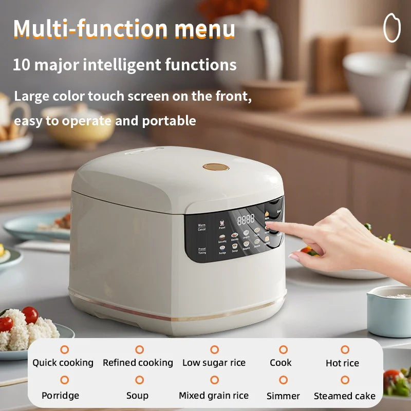 Electric Rice Cooker Smart Multifunction Rice Cooking Machine Non-stick Liner For Food Warmer 2L Automatic Household Rice Cooke