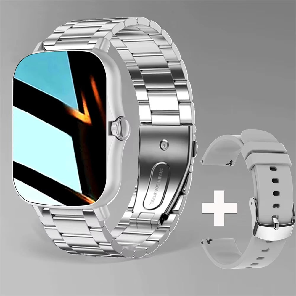 LAXASFIT New Smartwatch Bluetooth Talking Smartwatch Dialer Smart Clock Fitness Tracker Sleep Logging Smartwatch for Android IOS