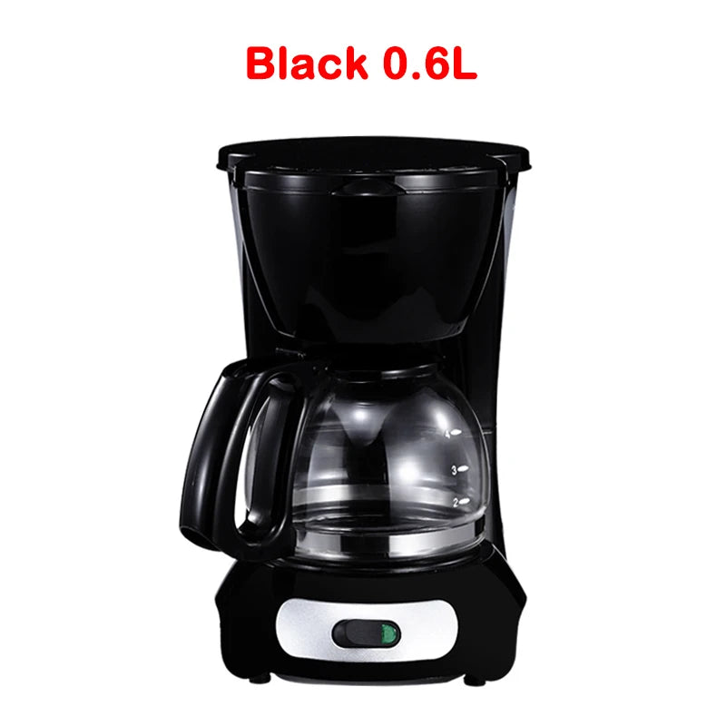 EDTID Automatic Electric Latte Espresso Coffee Maker Mini 0.6L Moka Drip Cafe American Coffee Brewing Machine Tea Pot Boiler EU