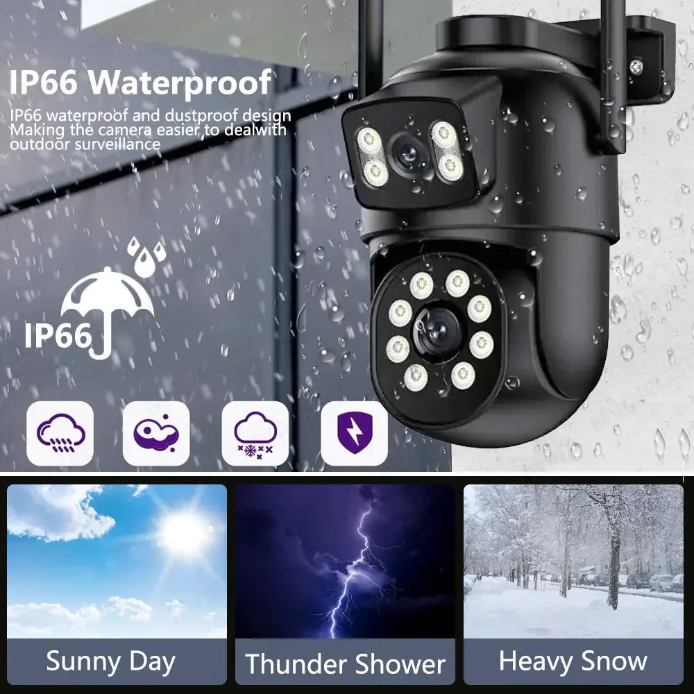 16CH 8MP Wireless PTZ Camera Security System 2 Way Audio CCTV Camera Video Surveillance Kit Color Night Vision Wifi NVR Kit 8CH