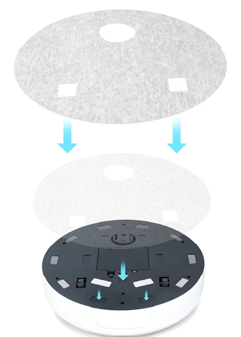 5-in-1 Mini Smart Robotic Wireless Vacuum Cleaner Home Multi-Mode USB Rechargeable Home Sweeper For Wet Dry Carpet Floors
