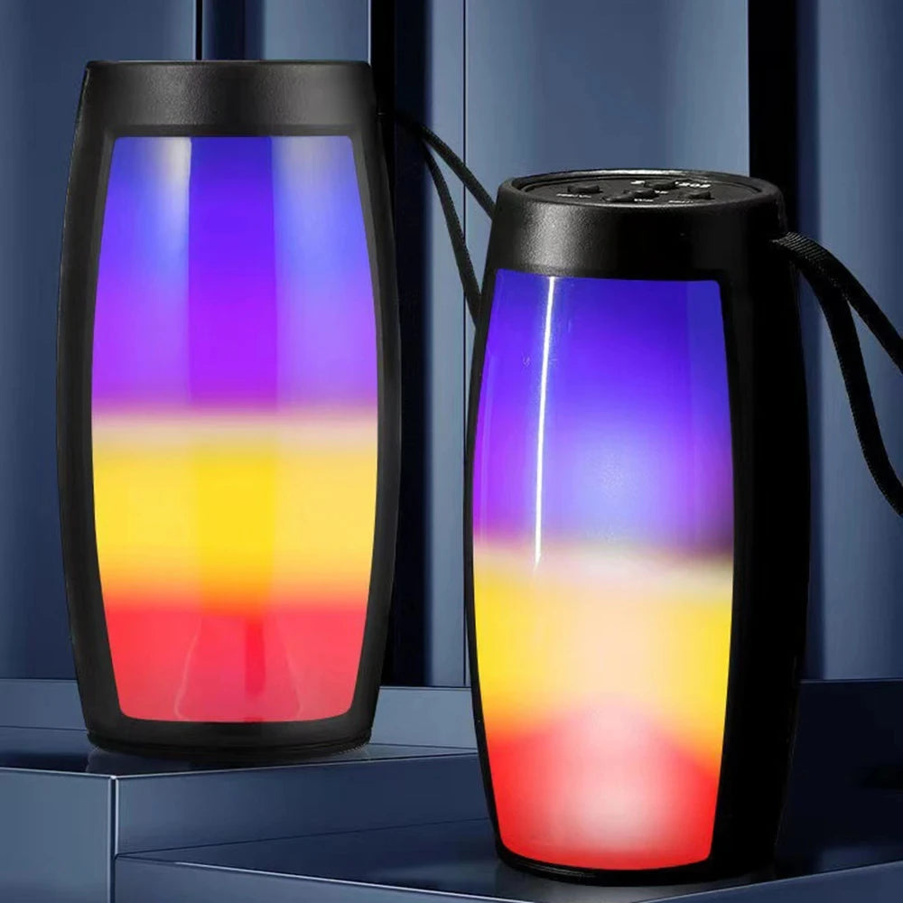 Wireless Bluetooth Speakers Powerful Portable Sound Box Subwoofer Car Audio Bass MP3 Player Sound System LED Lights