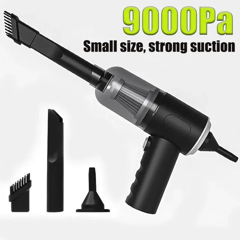 New 12000pa Portable Small Multipurpose Vehicle Vacuum Cleaner Small Household Pump Handheld Car Mounted Vacuum Cleaner