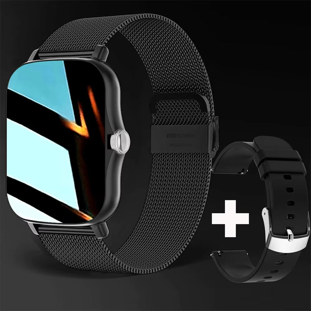 LAXASFIT New Smartwatch Bluetooth Talking Smartwatch Dialer Smart Clock Fitness Tracker Sleep Logging Smartwatch for Android IOS