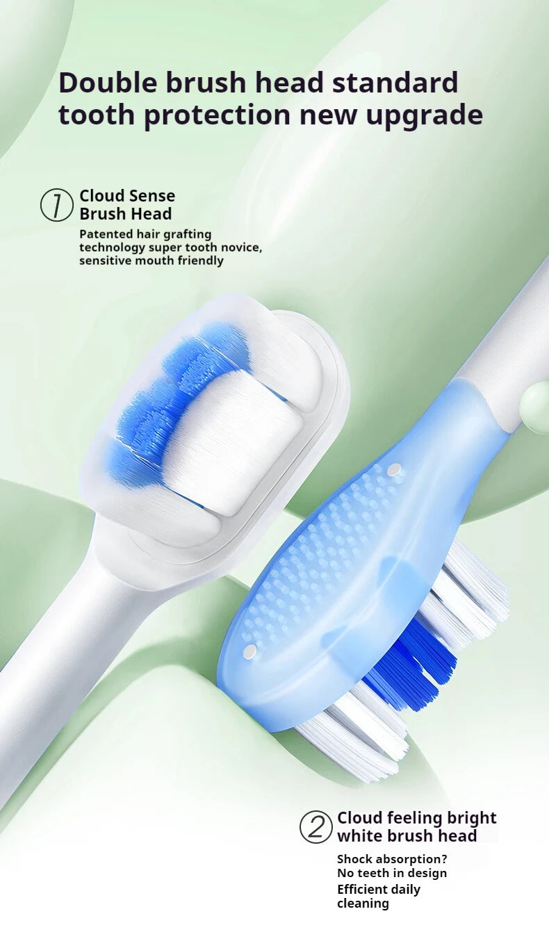 SOOCAS X3S White Rose Adult Smart Sonic Electric Toothbrush IPX7 Waterproof Ultrasonic Tooth Brush Upgraded 180 days life