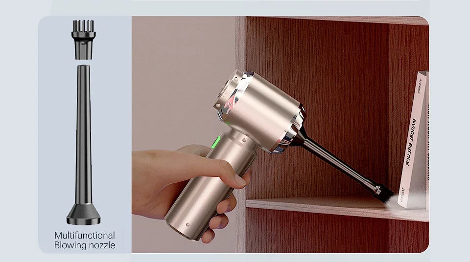 SZUK Mini Car Vacuum Cleaner 985000Pa Strong Suction Cleaning Machine Powerful Wireless Handheld Portable Vacuum Cleaner for Car