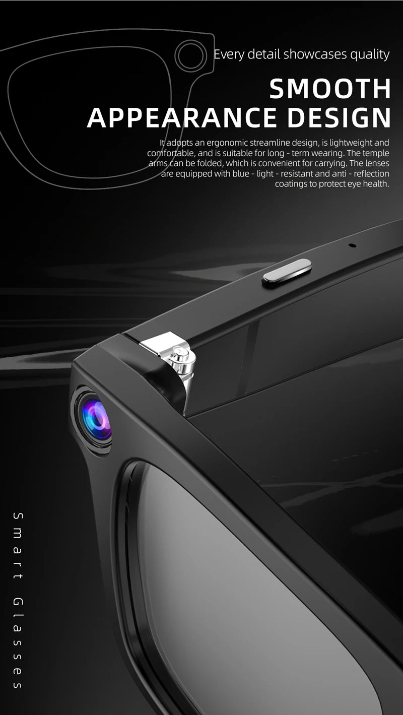 XIAOMI MIJIA Smart AI Glasses 800W Pixel G300 AI Shooting Camera HD Photo Video Voice Call Translation Waterproof Glasse Devices