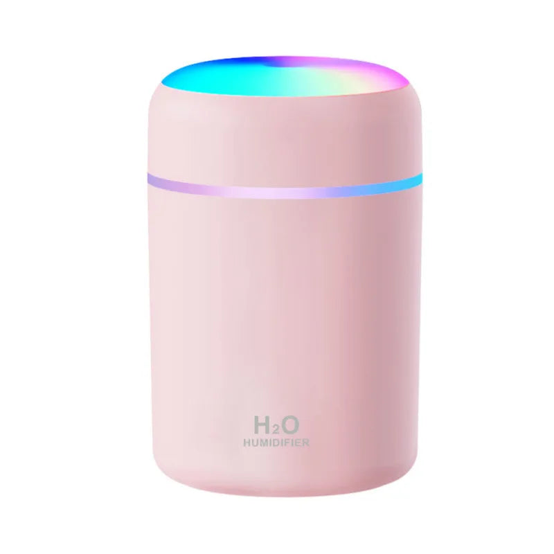 300ml Air Humidifier Portable Mini USB Aroma Diffuser Essential Oils Cool Mist for Bedroom Home Bedroom Car Purifier Humificador