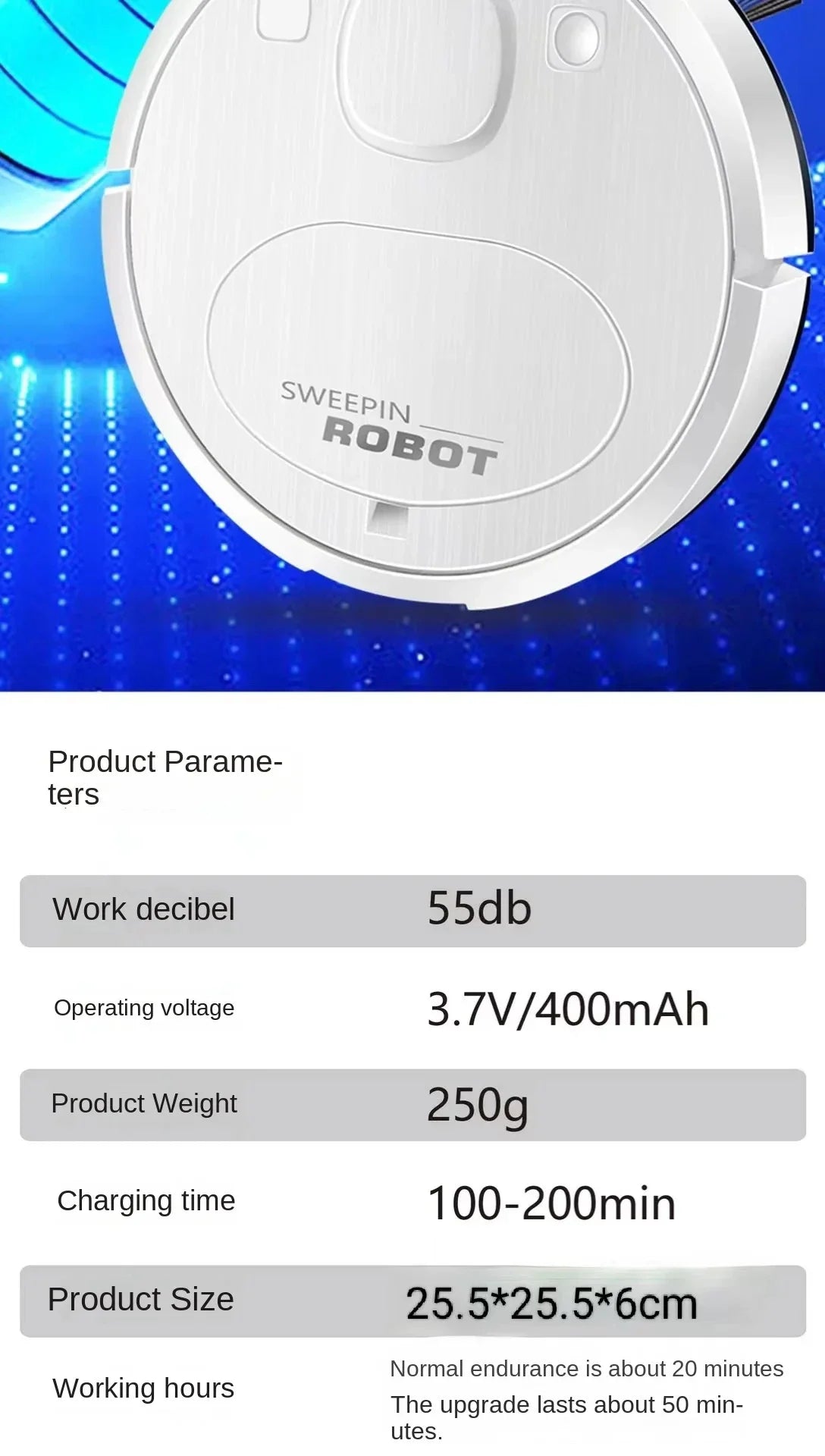 Xiaomi Smart Wireless Sweeping Robot Ultra-quiet Remote Control  Vacuum Floor Cleaner Carpet Mopping Machine For Home Office Use