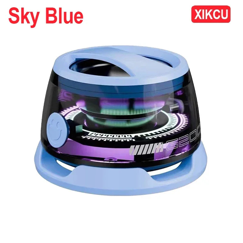 XIKCU Portable Bluetooth Speaker HECATE G200 RGB Lighting Magnetic Speaker BT5.3 Mini Sound Box 7 Hours Playback Phone Holder