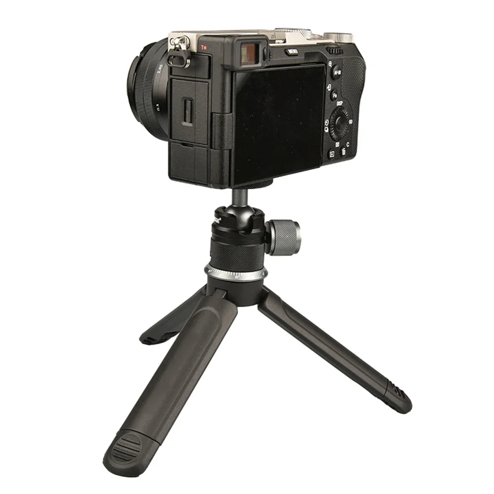 Mini Tripod with 1/4 Screw Mount Tabletop Small Tripod for Smartphone Camera for Video Recording/Selfies/Live Stream/Vlogging