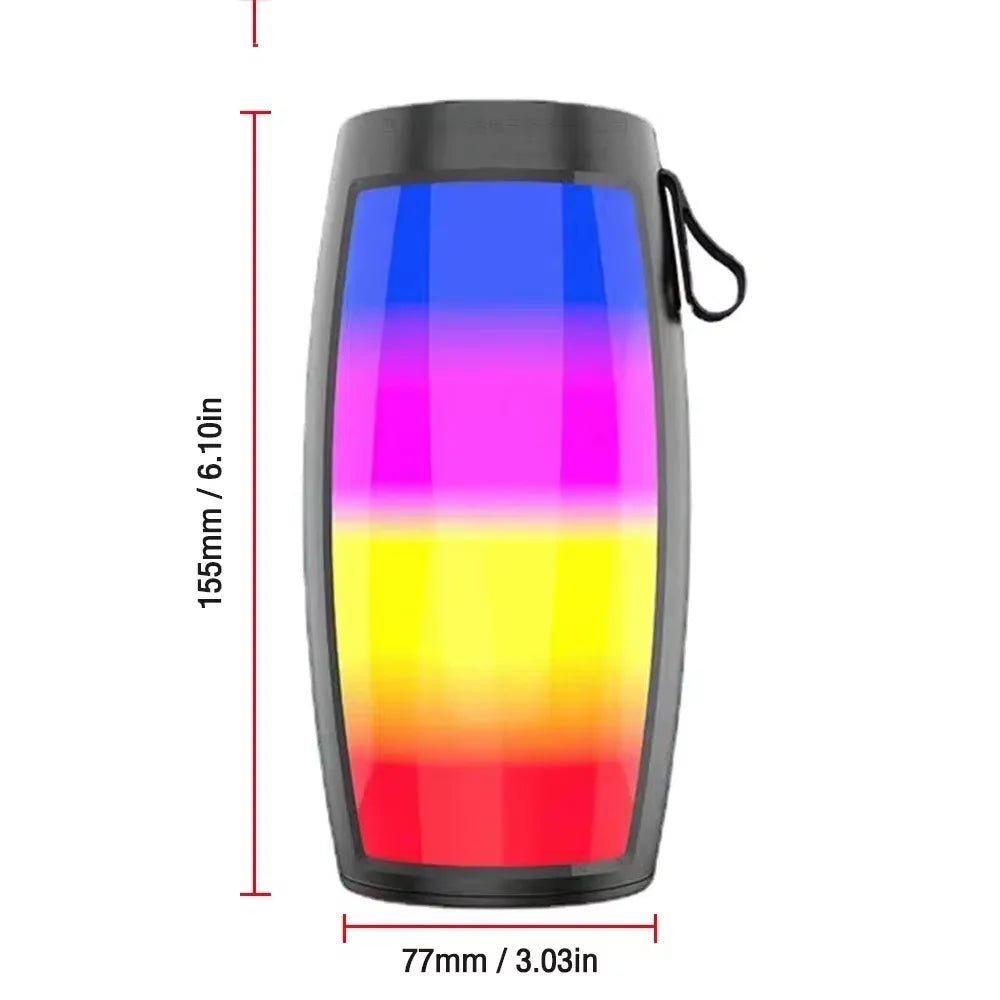 Wireless Bluetooth Speakers Powerful Portable Sound Box Subwoofer Car Audio Bass MP3 Player Sound System LED Lights