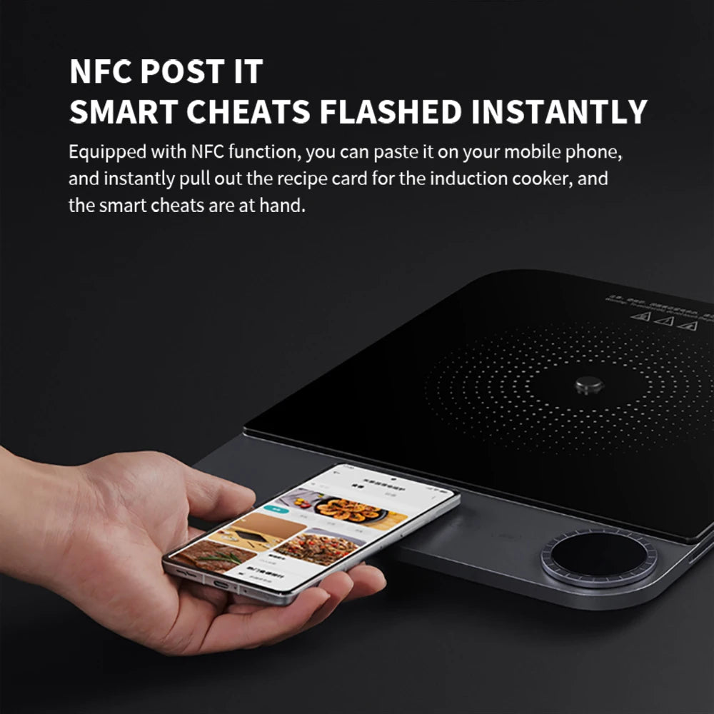 XIAOMI Mijia Ultra-Thin Induction Cooker 2100W Smart Home Induction Cooker 23mm ultra-thin Induction Cooker Connect to Mijia APP