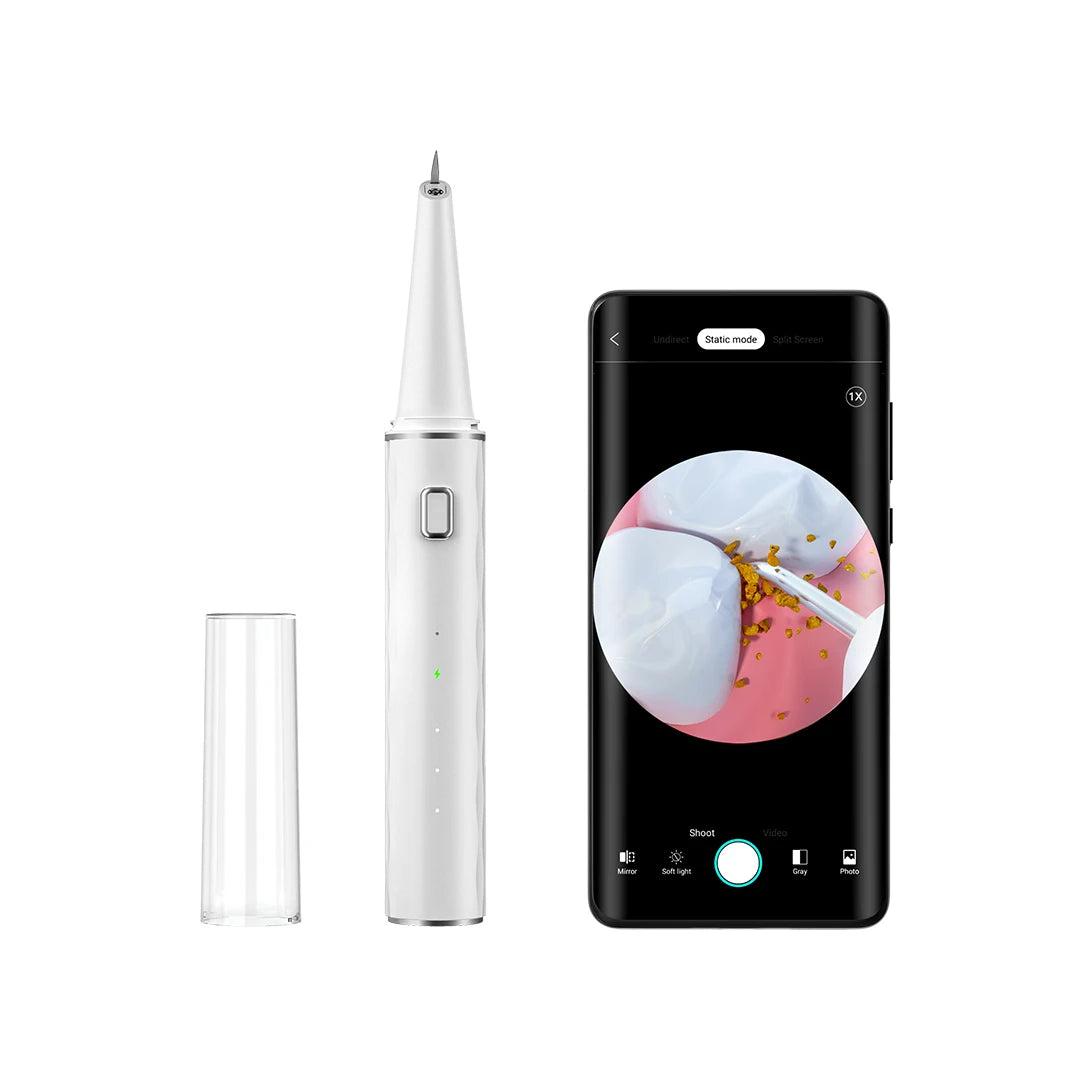 Electric Dental Scaler For Teeth 4 LED Tartar Stain Ultrasonic Tooth 1200mAh Clean Stone Health Care 4 Axis IPX7