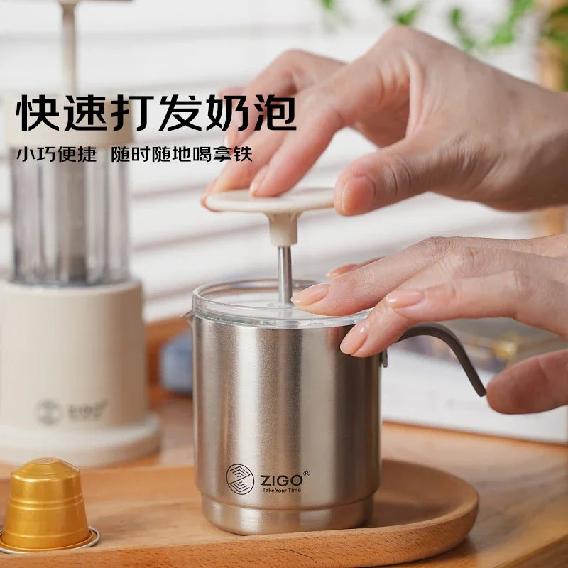 Manual Portable Coffee Machine Hand Press Coffee Machine Portable Household Small Coffee Powder Capsules Use