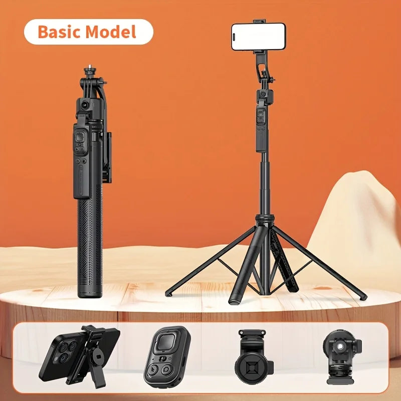 PTZ selfie stick C17 intelligent AI face tracking anti shake tripod live broadcast fully automatic mobile shooting artifact