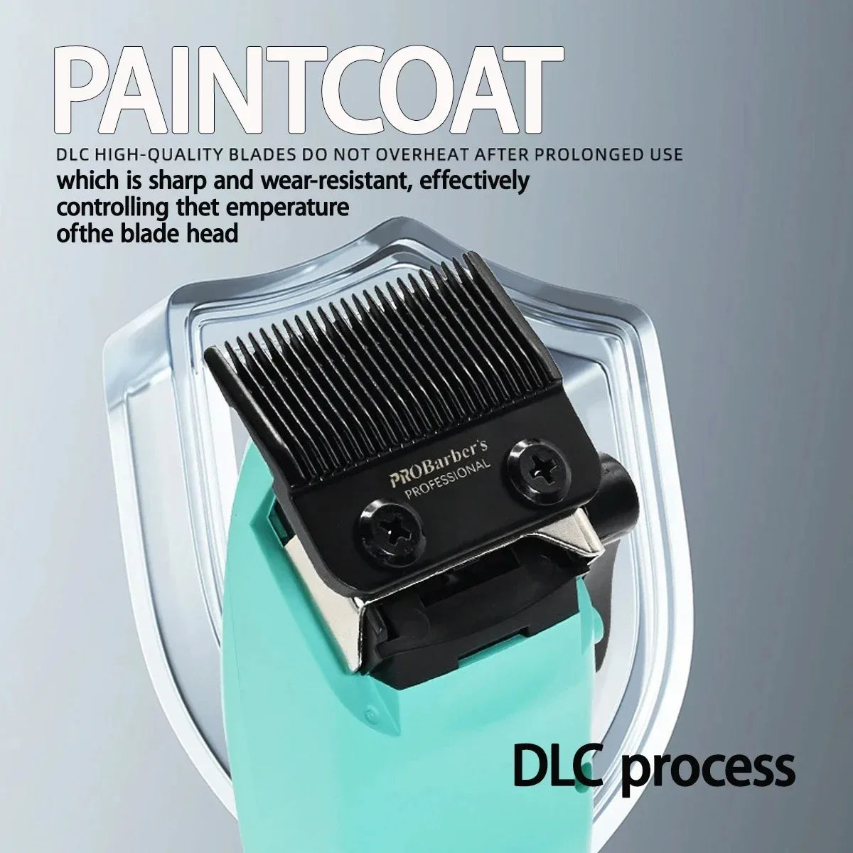 Professional Electric Hair Clipper S1093 Hair Trimmer 7500RPM High Speed Motor DLC Blade 2600mAh Barber Shop Silent Hair Machine