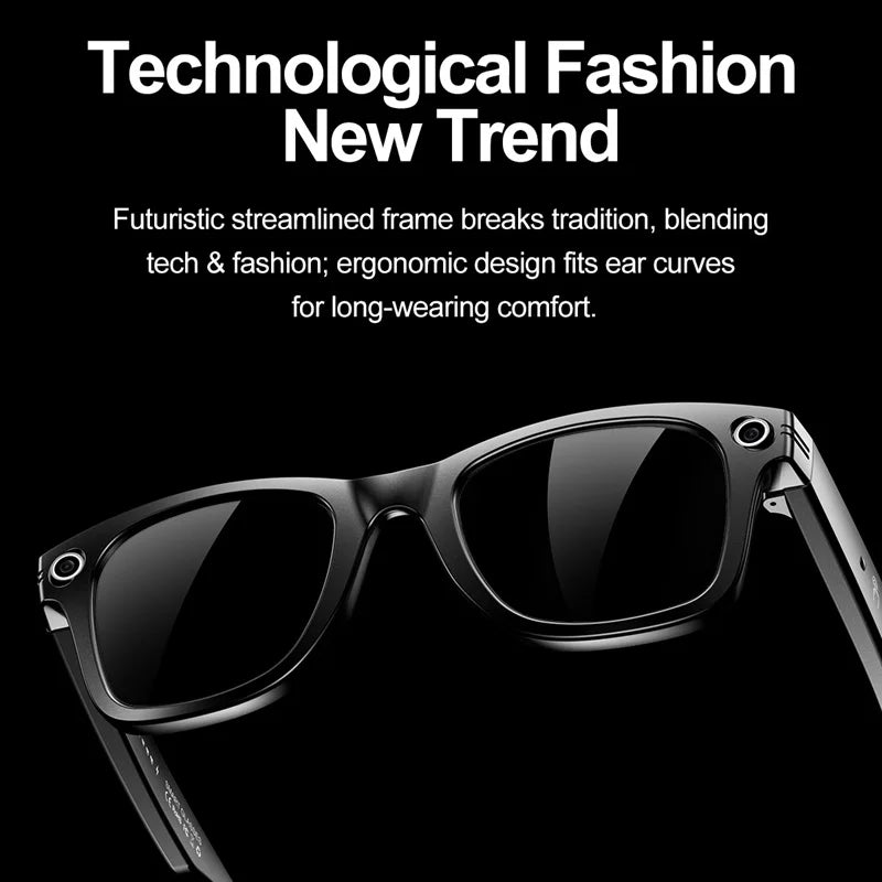 Xiaomi Mijia Smart Bluetooth Glasses IP65 Waterproof Recording Videos AI Photo Recognition Answer Translation Call Large Battery