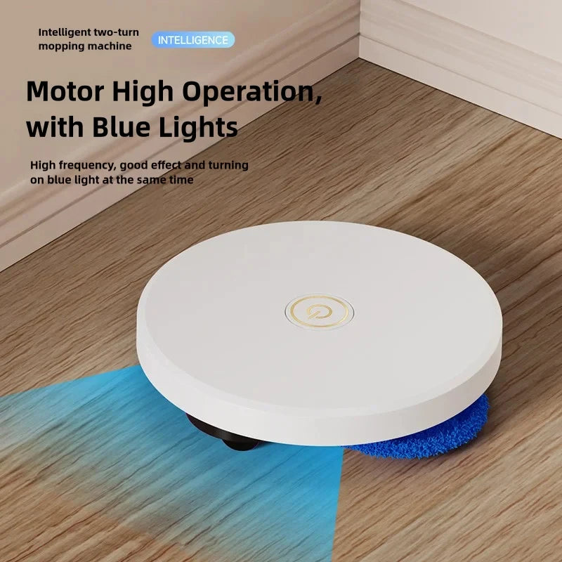 Intelligent Mop Two-wheel Robot Intelligent Mop Usb Charging Machine Automatic Dry And Wet Mop For Household Cleaning