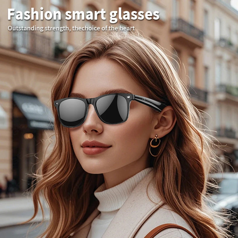 2025 Smart Glasses Wireless Bluetooth Call Sunglasses Built-In Mic Speakers Touch Voice Assistant Intelligent Translation Glass