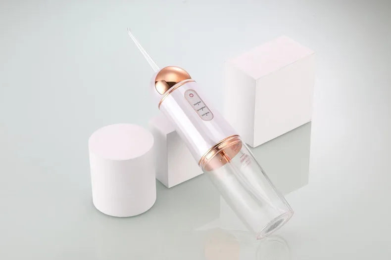 2025 New Portable Water Flosser Teeth Cleaner Dental Jet Irrigator 4 Nozzles 3 Modes USB Rechargeable for Home Travel Oral Care
