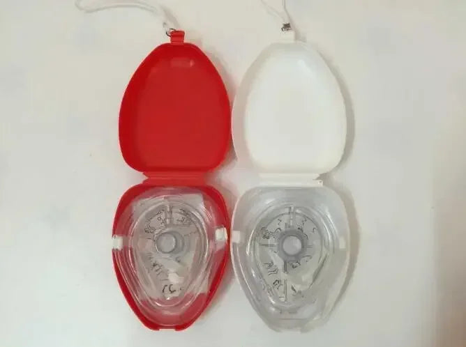 1Set Car Rescue CPR Mask Emergency First Aid Masks Resuscitator One-Way Valve CPR Face Sheild Survival Mask Outdoor Survival Kit