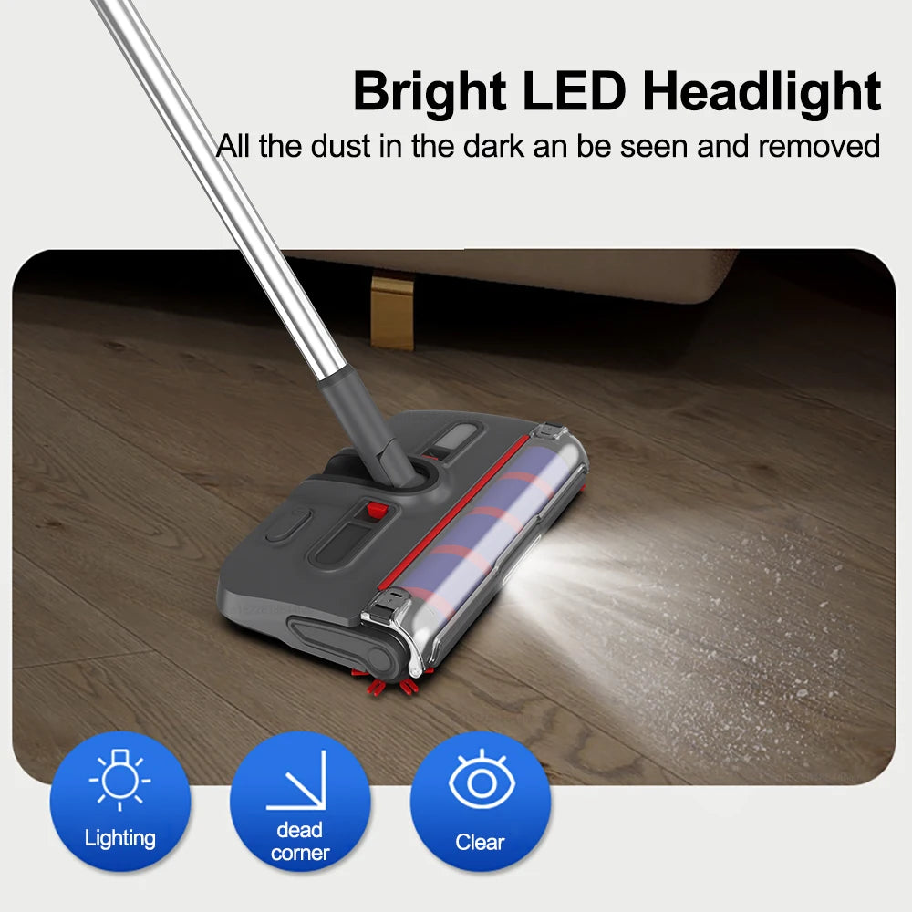 Electric Sweeper Portable Handheld Carpet Floor Sweeper Cleaning Machine Wireless Electric Mop Rechargeable Rotary Floor Mopping