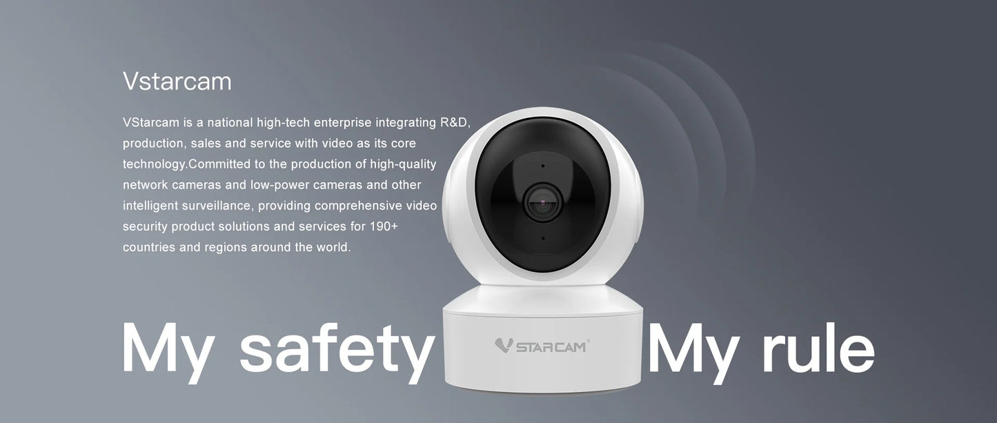 Vstarcam CS49  3MP 1296P Wireless PTZ IP Dome Camera AI Humanoid One Key Call  Home Security CCTV Cry Detection Baby Monitor