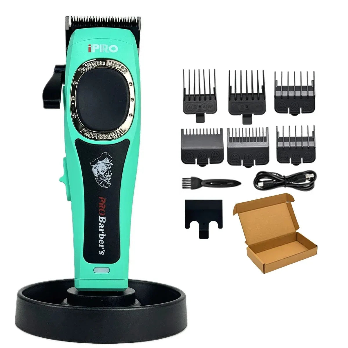 Professional Electric Hair Clipper S1093 Hair Trimmer 7500RPM High Speed Motor DLC Blade 2600mAh Barber Shop Silent Hair Machine