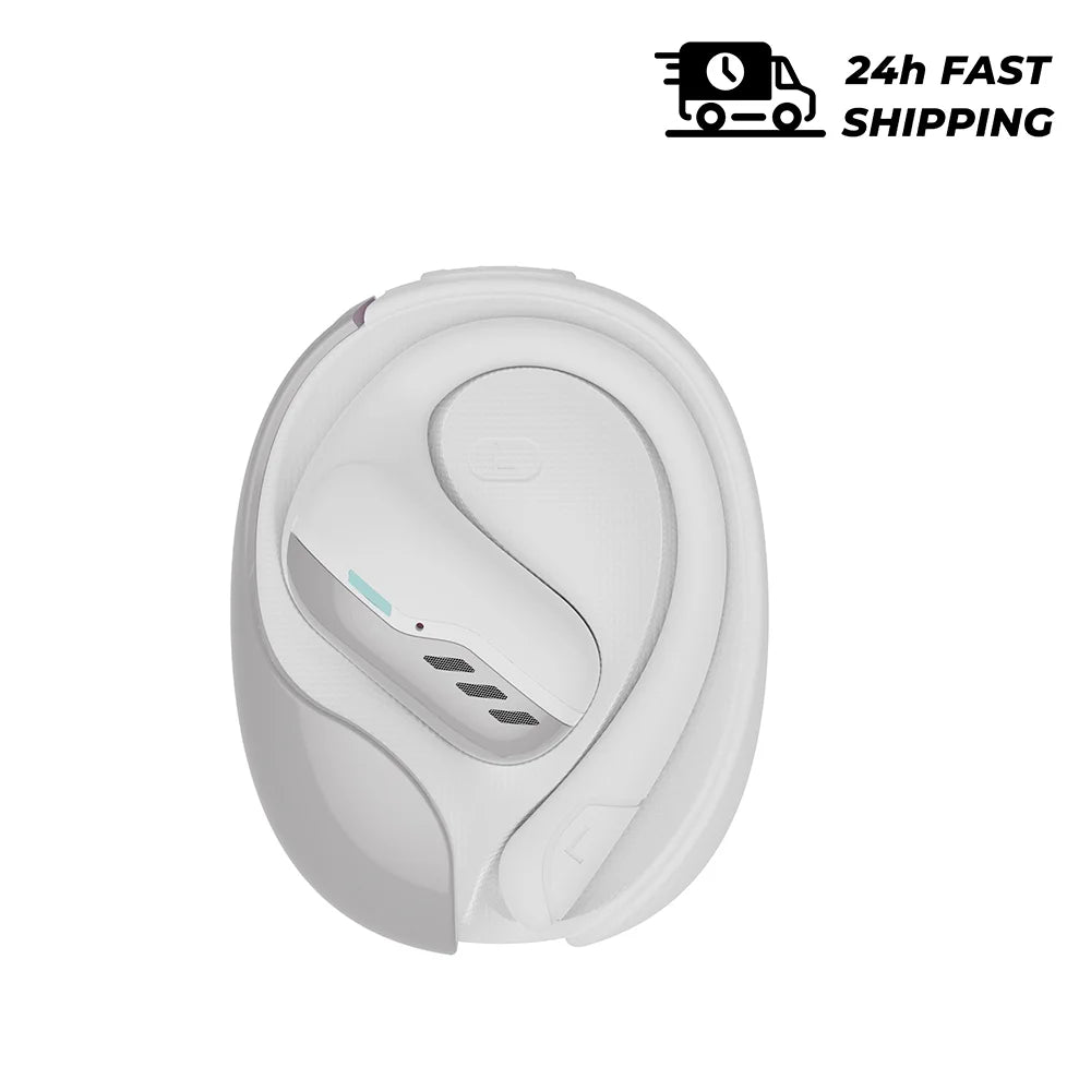True Wireless Bluetooth 5.4 Translation Headphones LED Battery Display Soft Silicone Smart Earphones Mecha Style Business Earbud