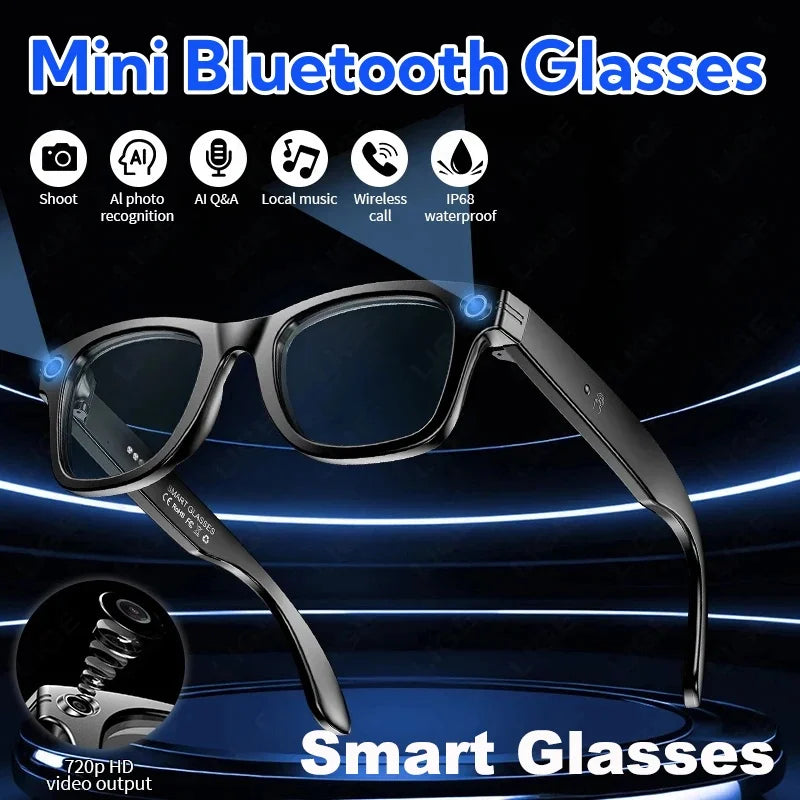 Xiaomi Mijia Smart Bluetooth Glasses IP65 Waterproof Recording Videos AI Photo Recognition Answer Translation Call Large Battery