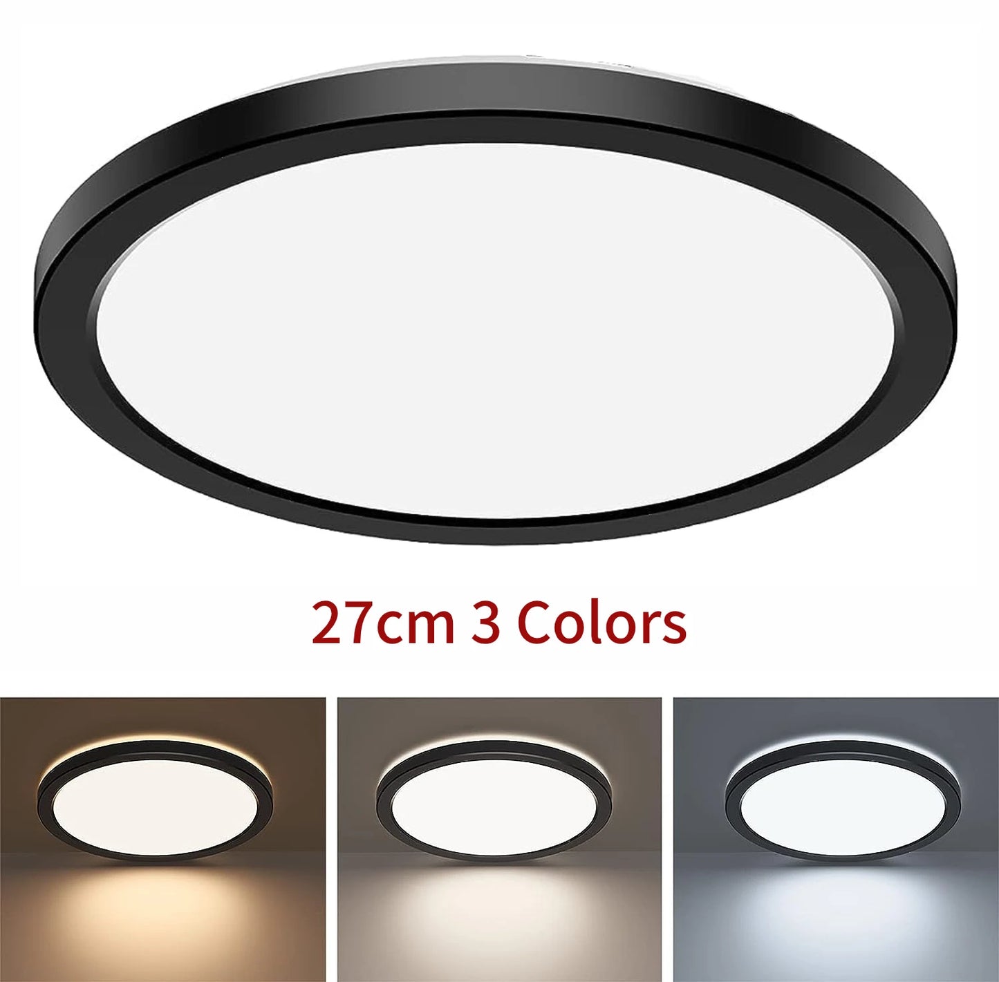 27cm 37cm Ultra Thin LED Ceiling Lamp 220V Indoor Lighting Room Decoration Ceilings Light for Kitchen Bedroom Corridor Bathroom