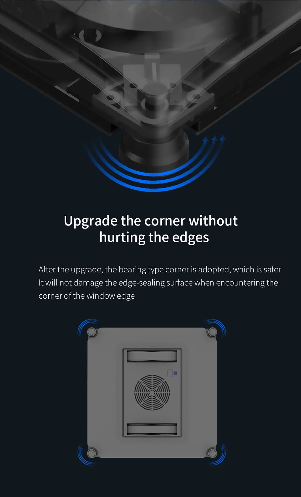Purerobo Square Ultrathin Window Cleaning Robot With Water Spray Automatic Washing Window Glass Mirror Tile Cleaner APP Control