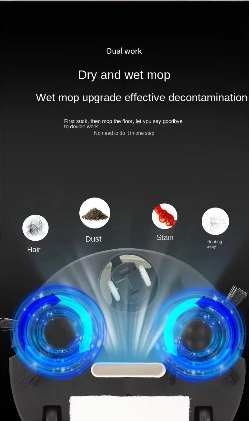 Xiaomi Smart Wireless Sweeping Robot Ultra-quiet Remote Control  Vacuum Floor Cleaner Carpet Mopping Machine For Home Office Use