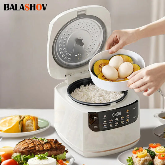 Electric Rice Cooker Smart Multifunction Rice Cooking Machine Non-stick Liner For Food Warmer 2L Automatic Household Rice Cooke