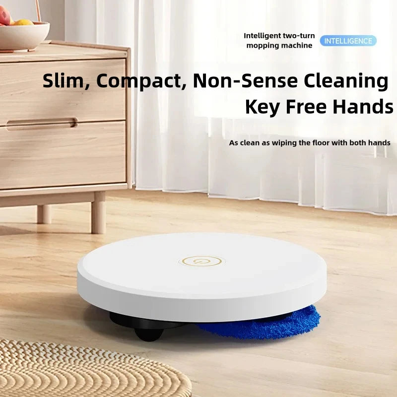 Intelligent Mop Two-wheel Robot Intelligent Mop Usb Charging Machine Automatic Dry And Wet Mop For Household Cleaning