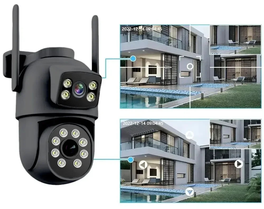 16CH 8MP Wireless PTZ Camera Security System 2 Way Audio CCTV Camera Video Surveillance Kit Color Night Vision Wifi NVR Kit 8CH