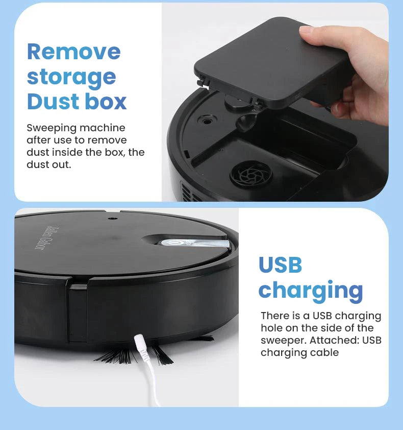 Zai Xiao 5-in-1 Wireless Smart Sweeping Robot Multifunctional Ultra-quiet Vacuum Mopping and Humidifying Home Appliance